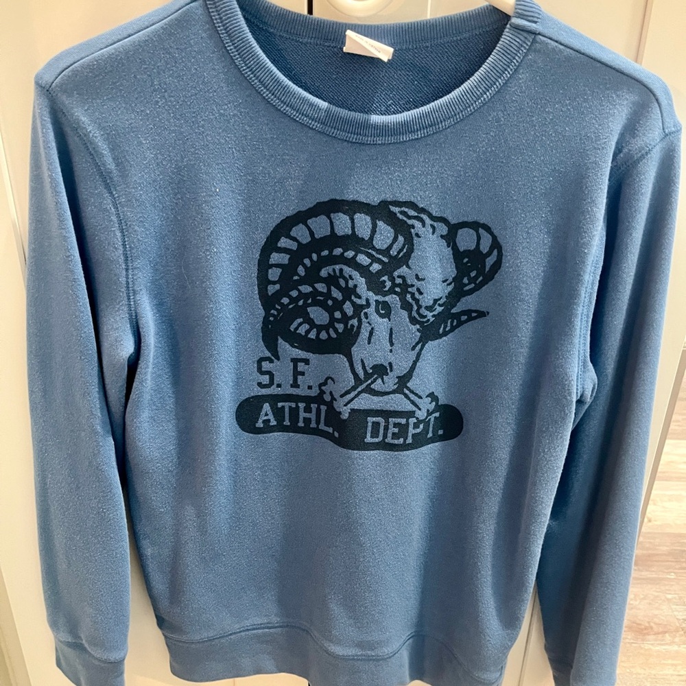 Gap Blue Graphic Sweatshirt XL 14-16